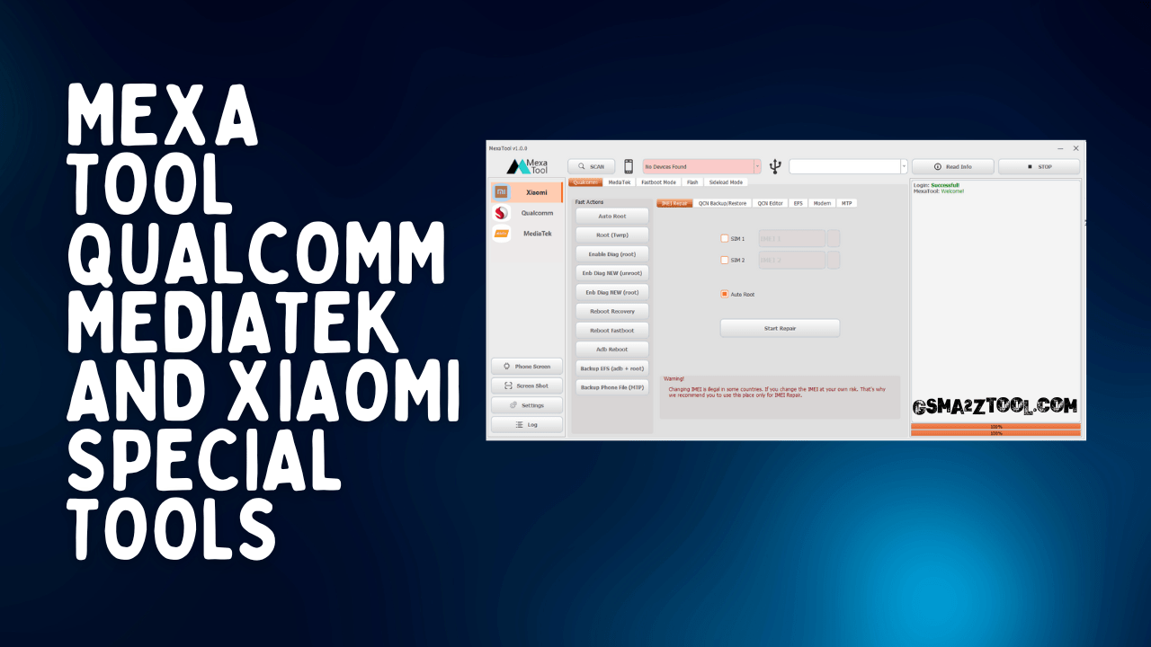 Mexa tool qualcomm mediatek and xiaomi special tools