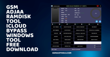 Gsm adjaa ramdisk tool v2. 7. 2 icloud bypass windows tool download