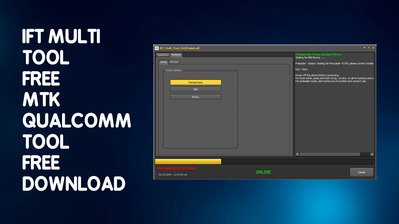 Ift multi tool v4. 0 free mtk qualcomm tool latest download