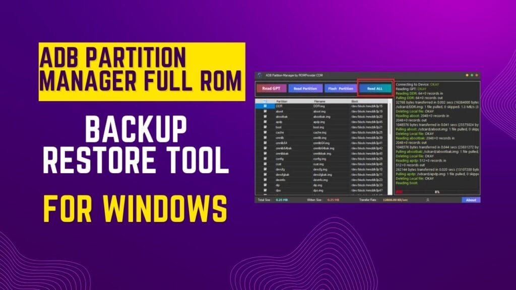 Adb partition manager full rom backup restore tool for windows Adb partition manager full rom backup restore tool for windows