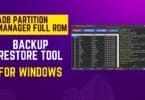 ADB Partition Manager Full ROM Backup Restore Tool For Windows