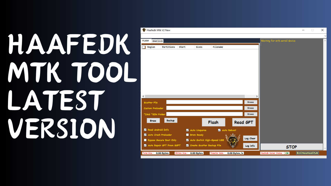 Haafedk mtk tool latest version