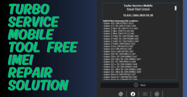 Turbo service mobile tool free imei repair solution