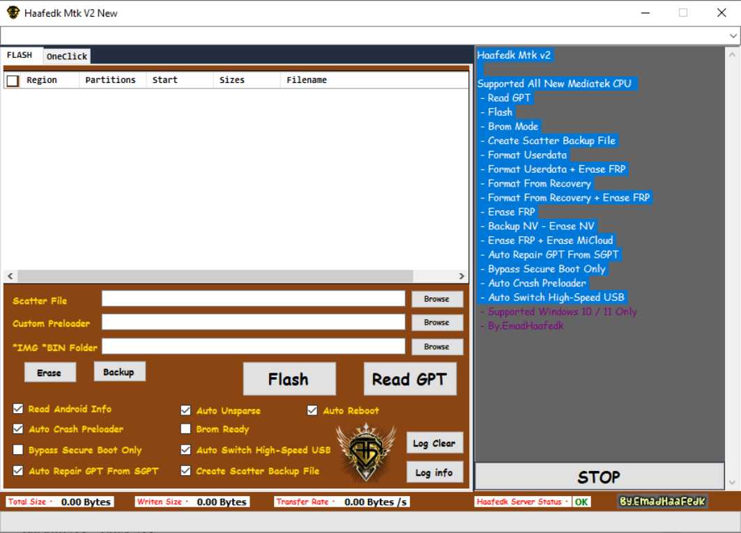 Haafedk mtk tool v2 unlock mediatek cpus Haafedk mtk tool v2