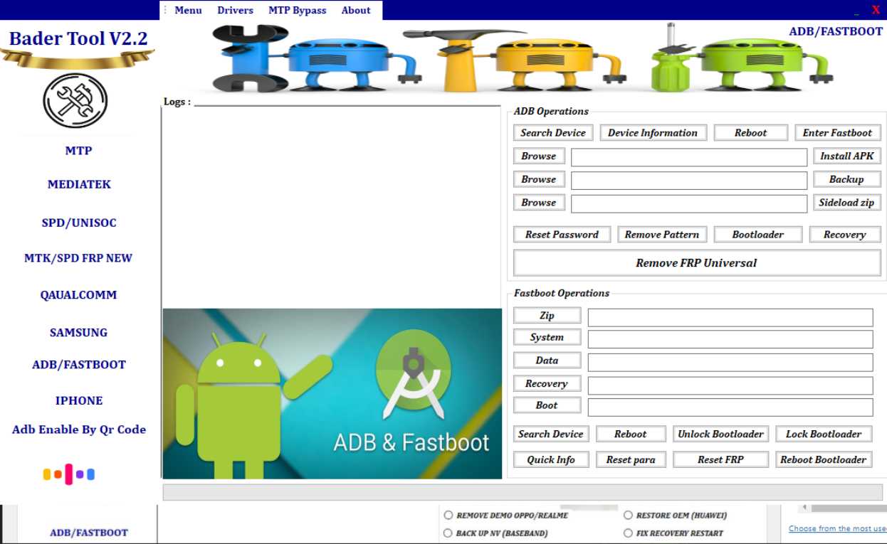 Bader tool v2. 6 powerful frp bypass and android repair Bader tool v2. 2