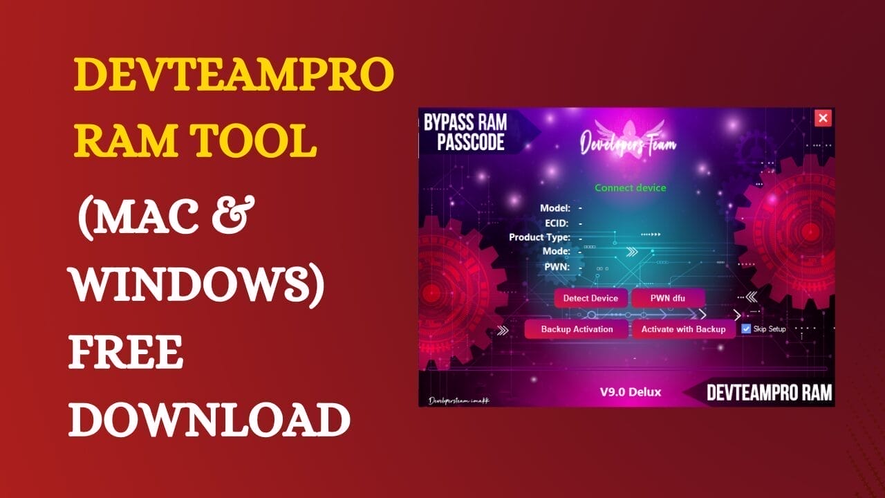 Devteampro ram tool v9. 0 (mac & windows) free download Devteampro ram tool v9. 0