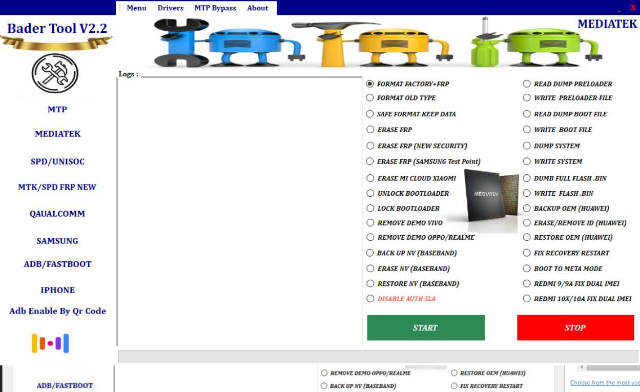 Bader tool v2. 6 powerful frp bypass and android repair Bader tool v2. 2 free download