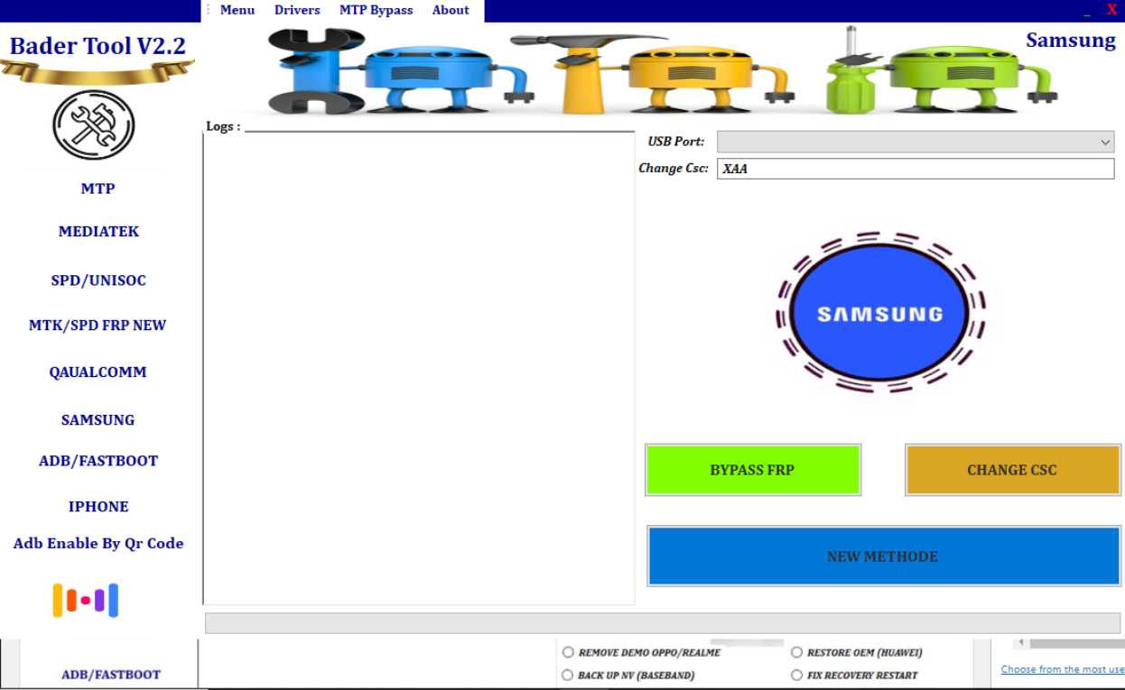 Bader tool v2. 6 powerful frp bypass and android repair Bader tool