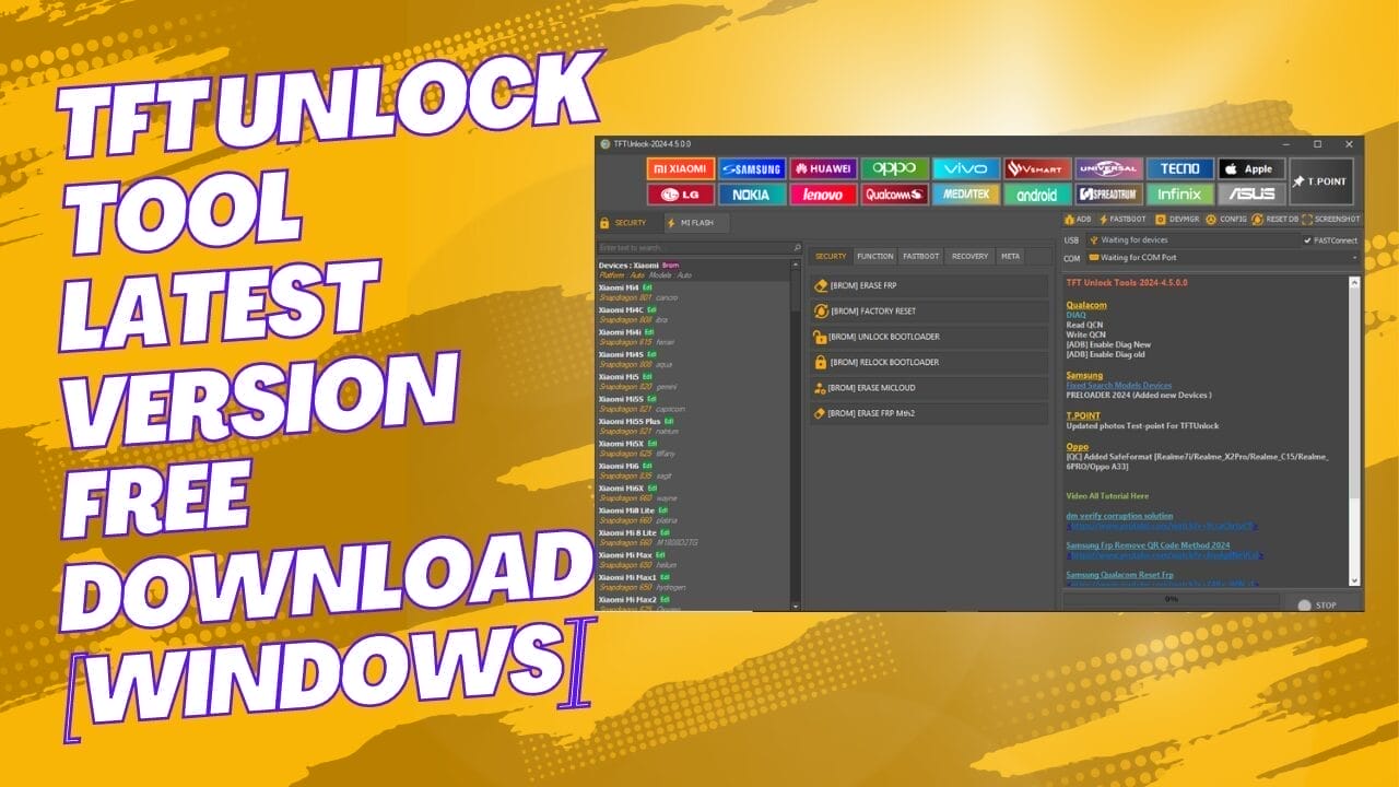 Tft unlock tool 2024 4. 5. 0. 0 latest version free download [windows]