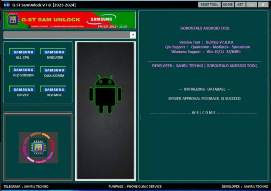 G-st samunlock tool v7. 8 G-st samunlock tool v7. 8