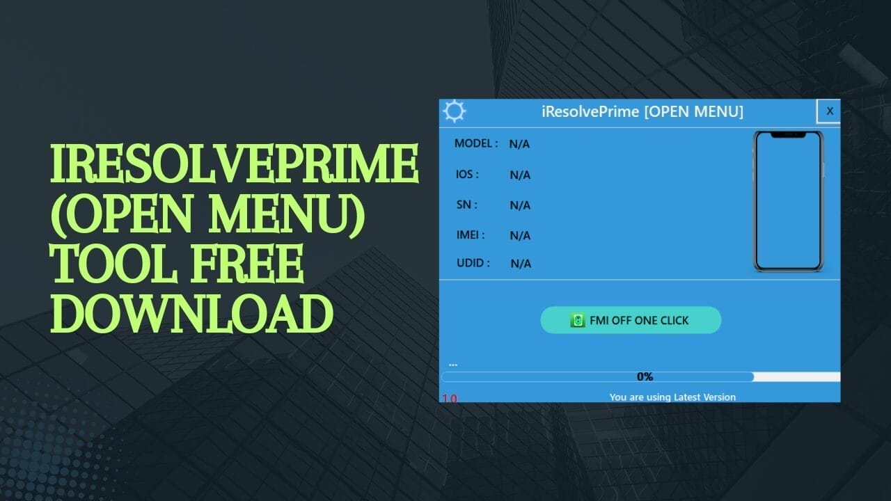 Iresolveprime (open menu) tool free download