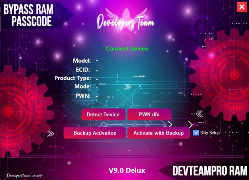 Devteampro ram tool v9. 0 (mac & windows) Devteampro ram tool v9. 0