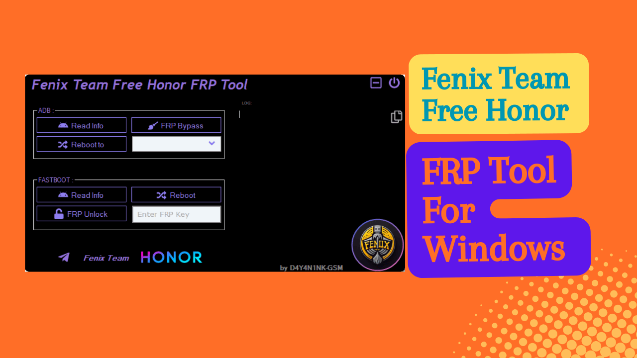 Fenix team free honor frp tool for windows