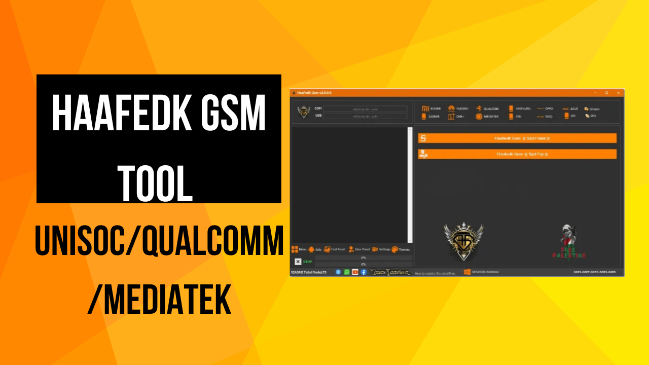 Haafedk gsm tool v4. 0 unisoc/qualcomm/mediatek