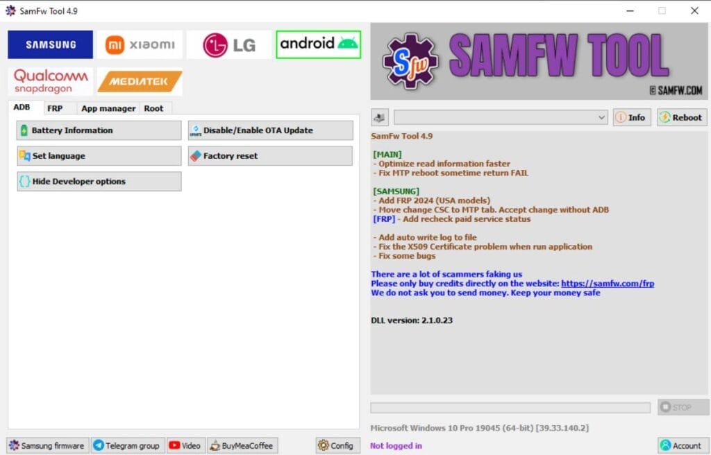 SamFw FRP Tool