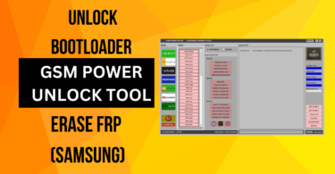 Gsm power unlock tool unlock bootloader,erase frp (samsung)