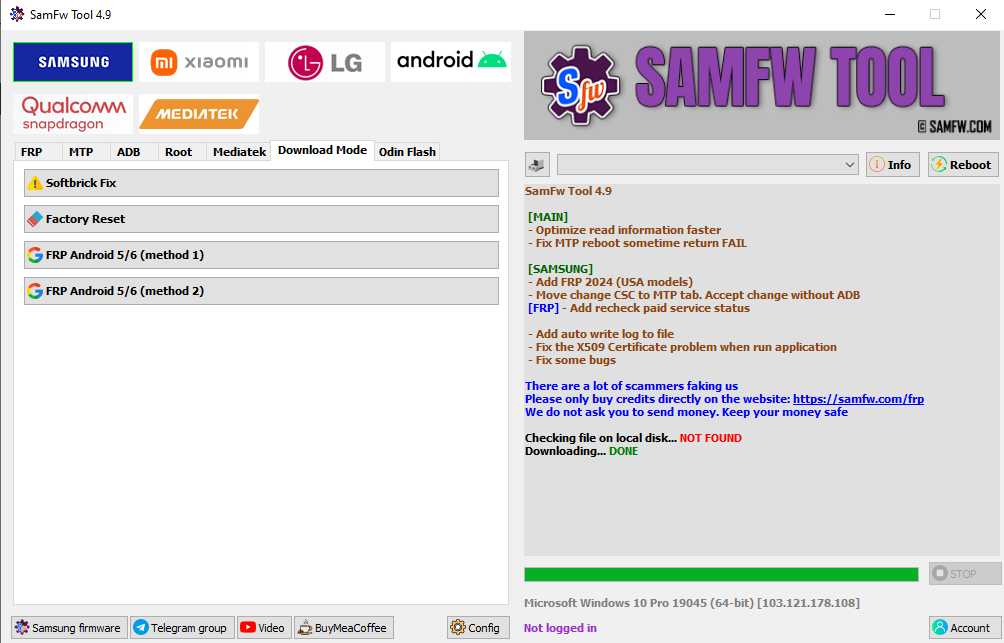 Samfw frp tool