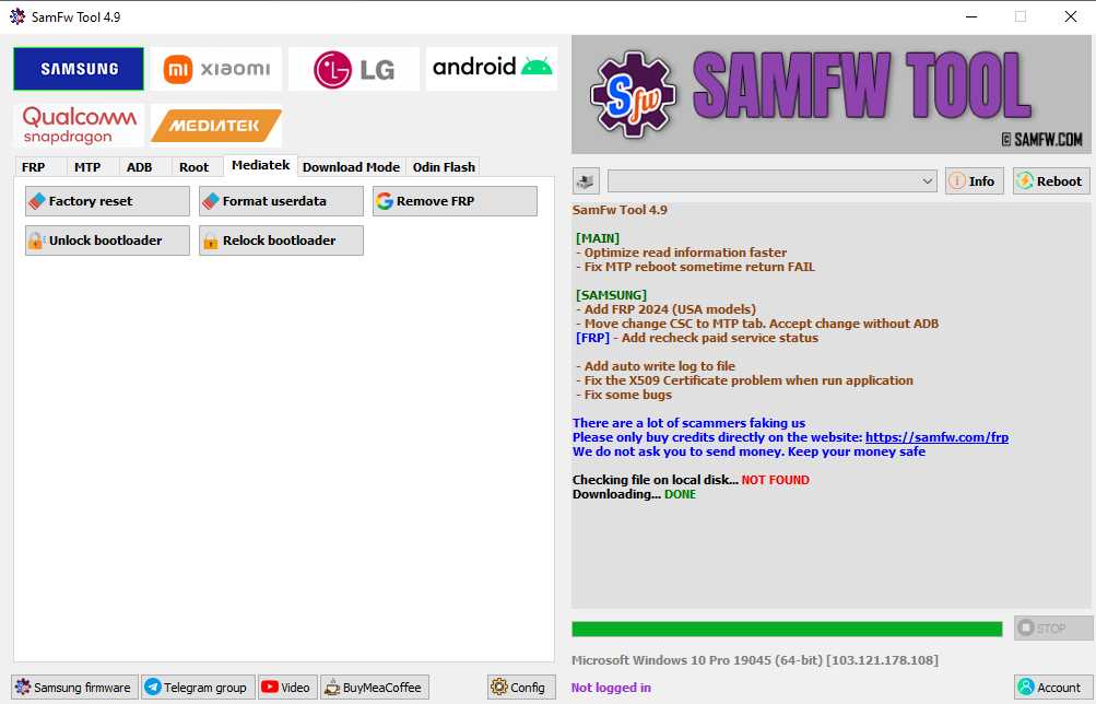 Samfw frp tool