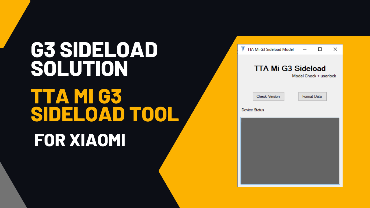 Tta mi g3 sideload tool for xiaomi - g3 sideload solution Tta mi g3 sideload tool for xiaomi - g3 sideload solution