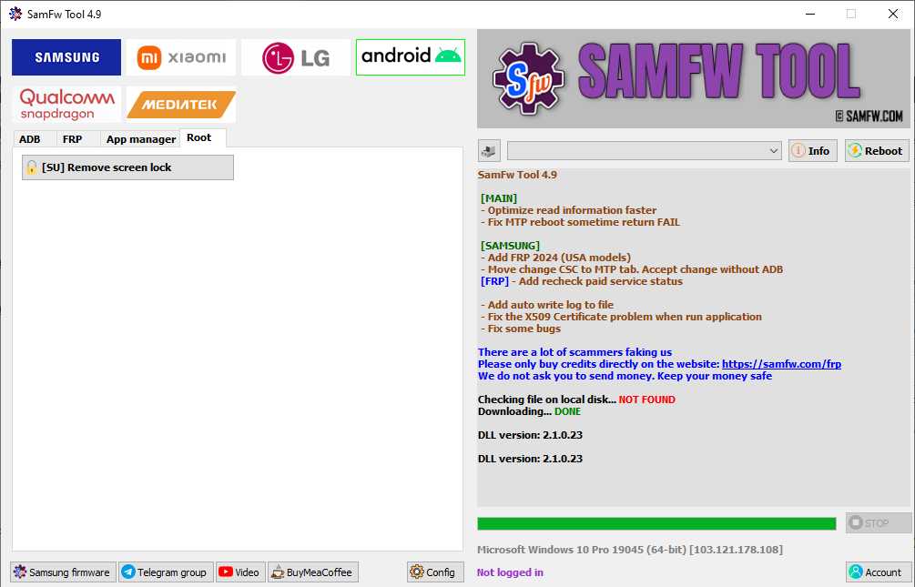 Samfw frp tool