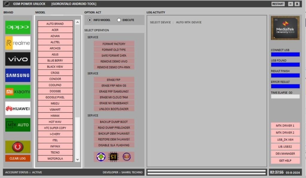 Gsm power unlock tool v2. 0 unlock bootloader,erase frp (samsung) Gsm power unlock tool unlock bootloader,erase frp (samsung)