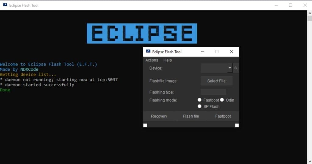 Eclipse flash tool v1. 10 flashing, controlling, testing, and bypassing tool