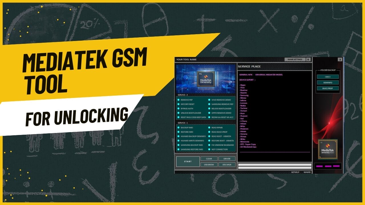 Mediatek gsm tool for unlocking Mediatek gsm tool