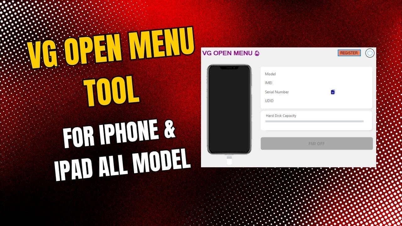 Vg open menu tool for iphone & ipad all model