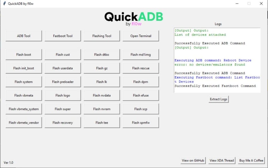 Quickadb tool