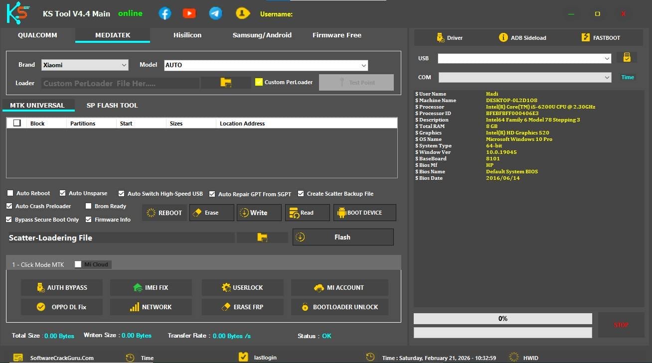 Ks tool v4. 4 qualcomm & fastboot support Ks tool