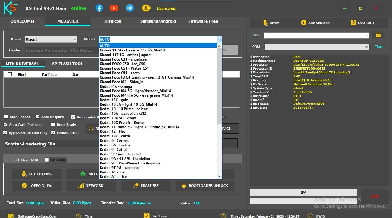 Ks tool v4. 4 qualcomm & fastboot support Ks tool