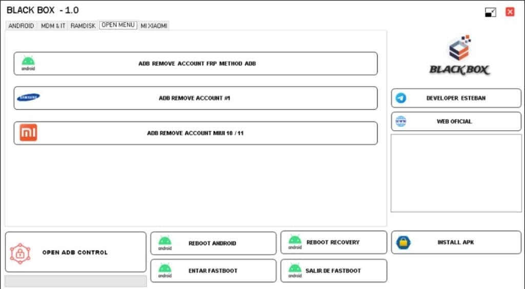 Black box tool v1. 0 free android icloud lock bypass Black box tool
