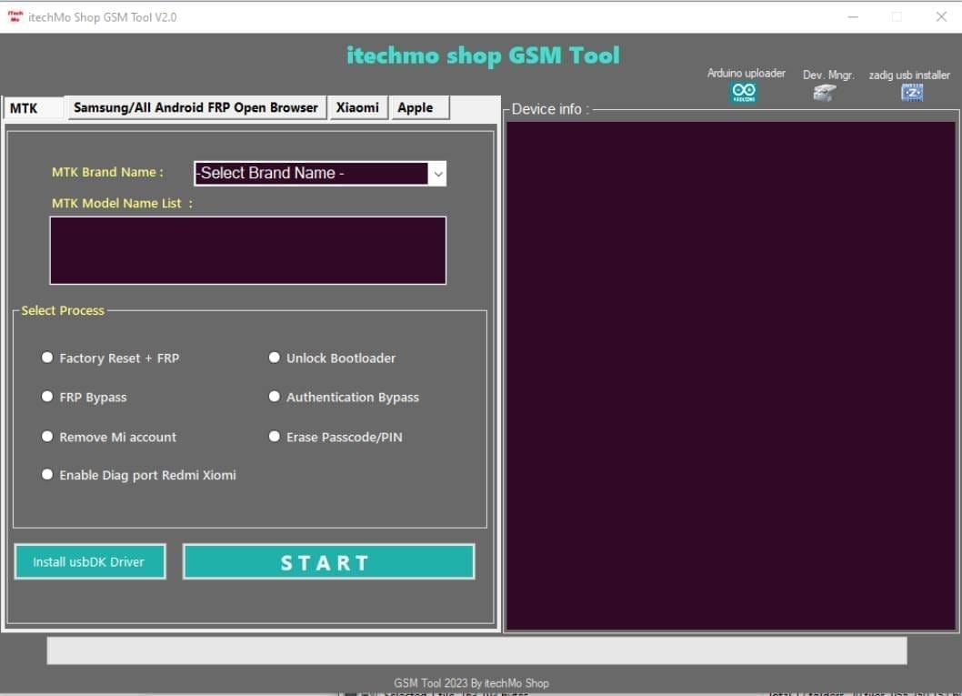 Itechmo shop gsm tool