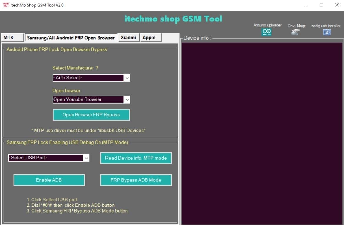 Itechmo shop gsm tool