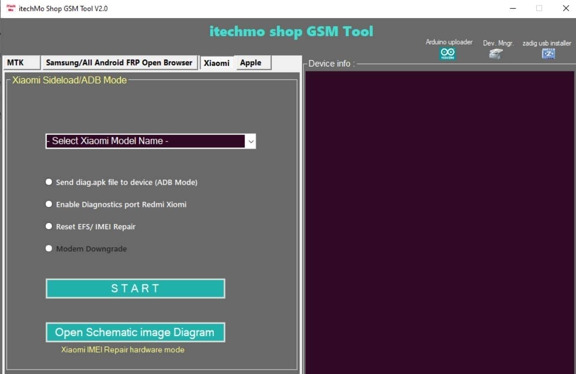 Itechmo shop gsm tool