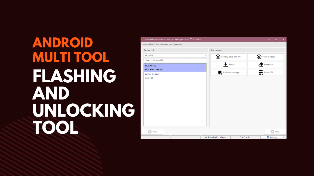 Android multi tool v1. 3. 0. 1 flashing and unlocking tool