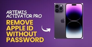 Artemis activator pro, remove apple id without password