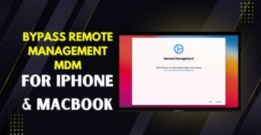 Bypass remote management mdm for iphone & macbook