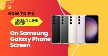 How to fix green line issue on samsung galaxy phone screen