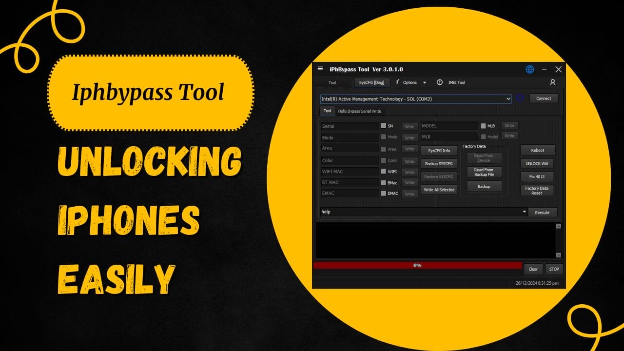 Iphbypass tool v3. 0. 1. 0 unlocking iphones easily
