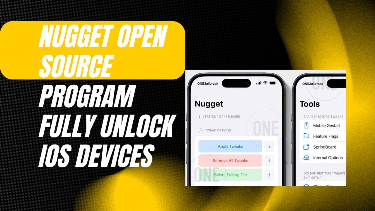 Nugget open source program fully unlock ios devices