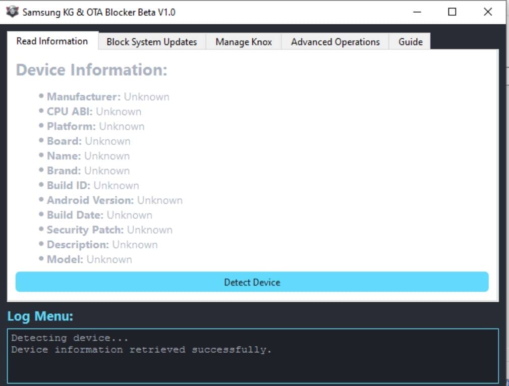 Samsung kg & ota blocker beta tool v1. 0