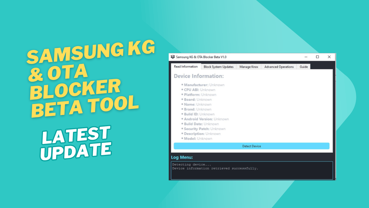 Samsung kg & ota blocker beta tool v1. 0 latest update