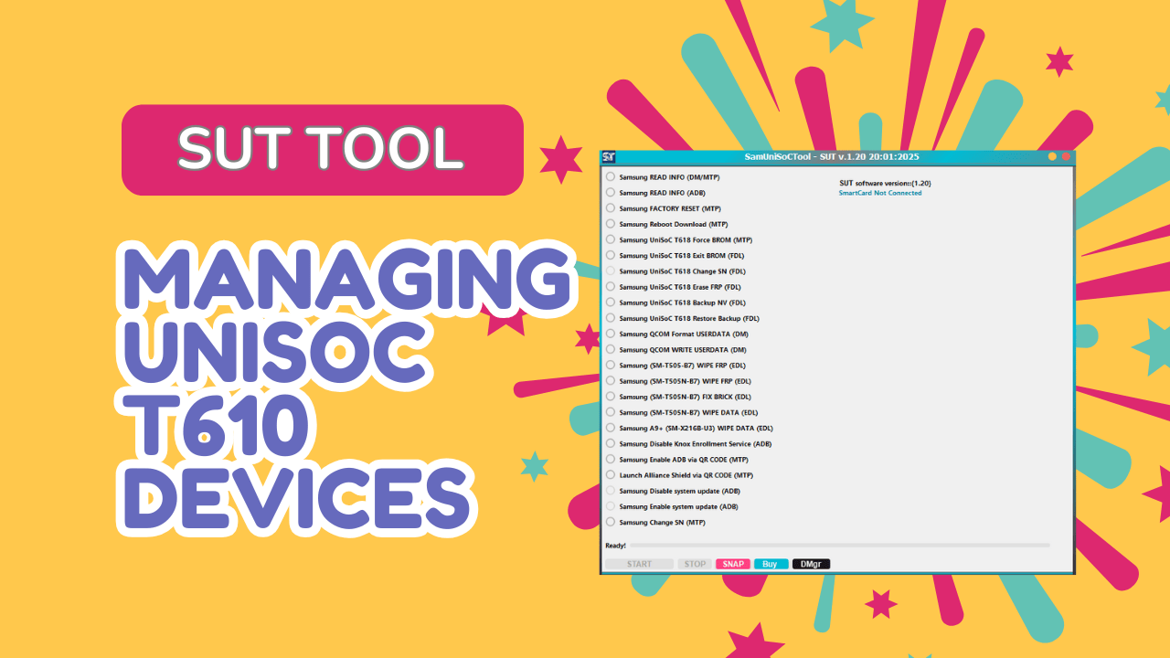 Sut tool managing unisoc t610 devices Sut tool managing unisoc t610 devices