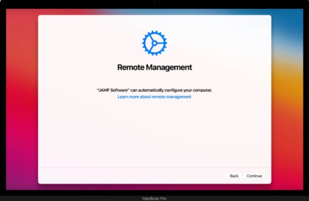 Bypass remote management mdm