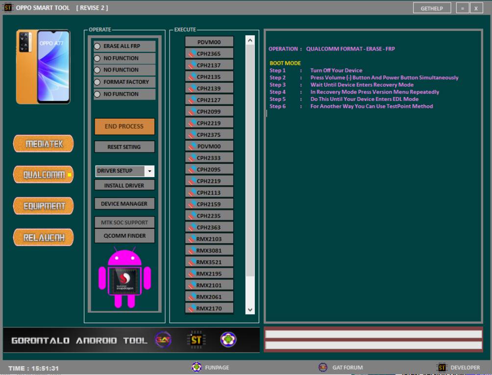 Oppo smart tool v2 unlocking & repairing your phone Oppo smart tool v2