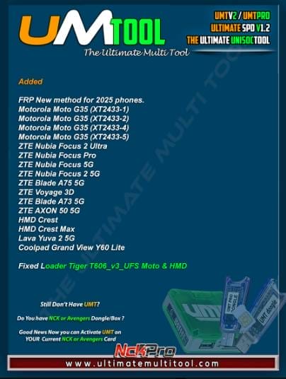 Umt unisoc module tool v1. 5 released Umt unisoc module tool v1. 5 released