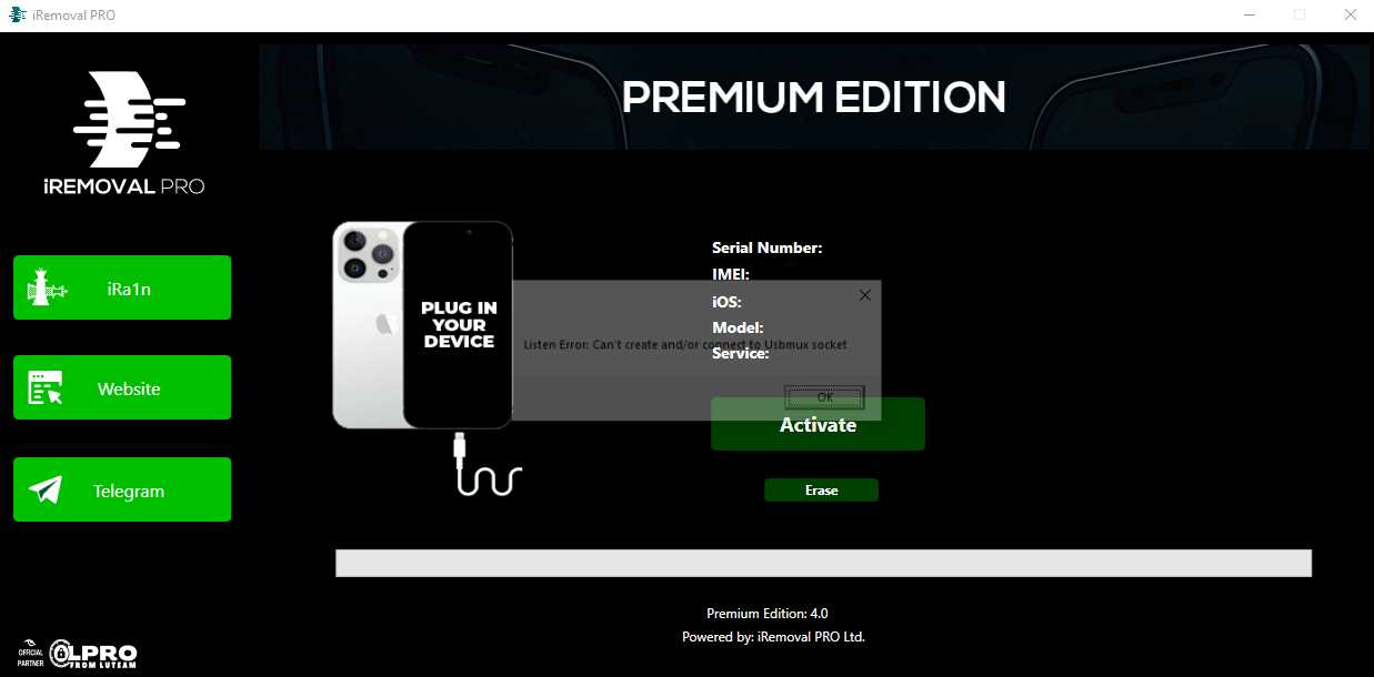 Iremoval pro premium edition v5. 2 bypass with signal Iremoval pro premium edition