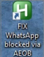 Fix Whatsapp Blocked Via Aeob Tool