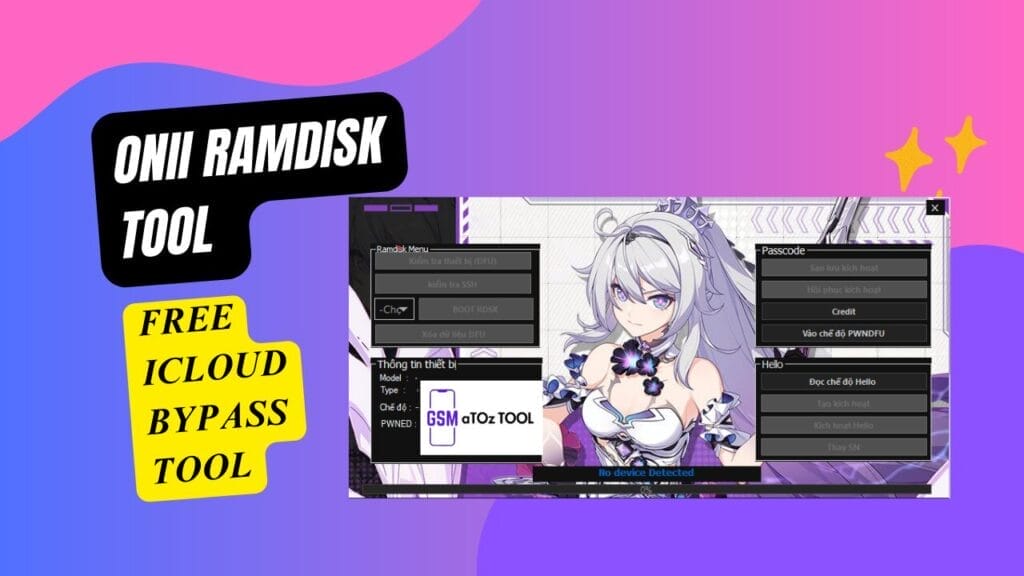 Onii ramdisk tool free icloud bypass tool